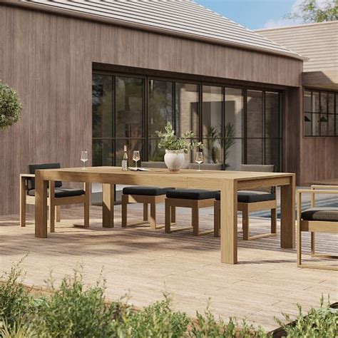 Telluride Outdoor Expandable Dining Table West Elm