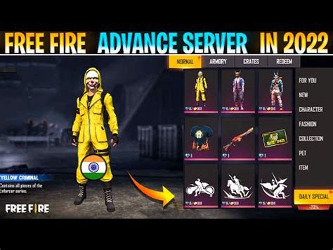 Free Fire Advance Server In How To Get Free Fire Advance