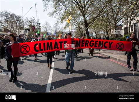 Extinction Rebellion Protesters Gather In Hyde Park Corner Continuing