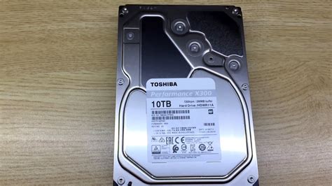 10 ТБ Жесткий диск Toshiba X300 HDWR11AUZSVA. Разбор, осмотр, тест ...