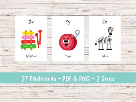 Printable ABC Alphabet Flashcards, Early Learning Resources, Preschool ...