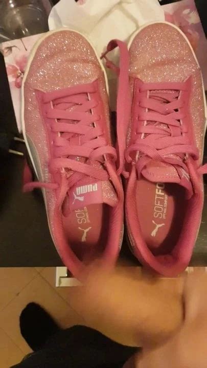 Cumshot On Her Glitter Shoes Gay Man Man Porn Xhamster