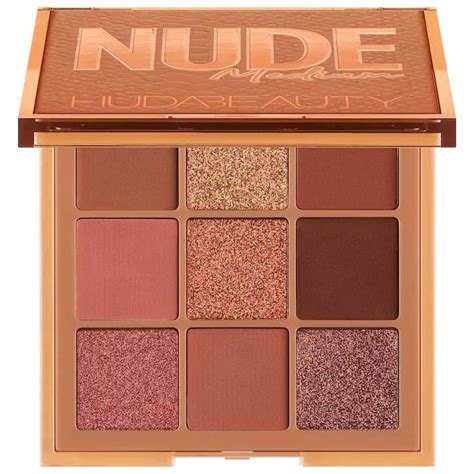 Bảng phấn mắt Nude HUDA BEAUTY Nude Obsessions Eyeshadow Palette Nude Medium Shopee Việt Nam