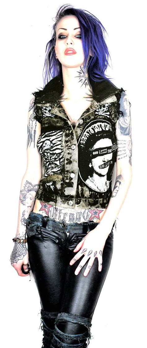 Punk Rock Sex Pistols Denim Jacket On Etsy One Day I Ll Pretend To Be A Badass And