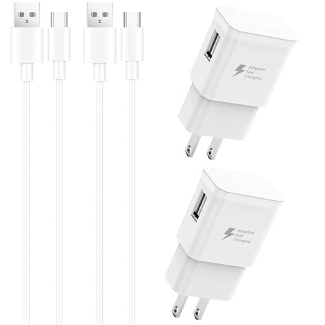 Samsung Charger Fast Charging Cord 6ft with USB Wall Charger Block for