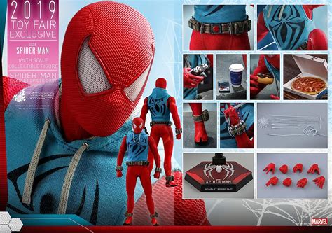 Hot Toys VGM 34 Marvels Spider Man traje de araña 16 figura de acción