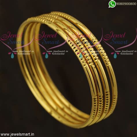 Simple Plain Gold Bangles Design Atelier Yuwa Ciao Jp