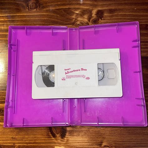 VHS Barneys Rhyme Time Rhythm Purple Clamshell Case Mother Goose