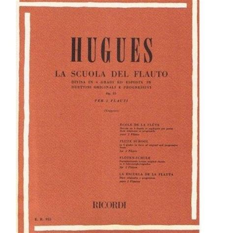 Metodo Hugues Scuola Del Flauto Edizone Ricordi Ripa Music