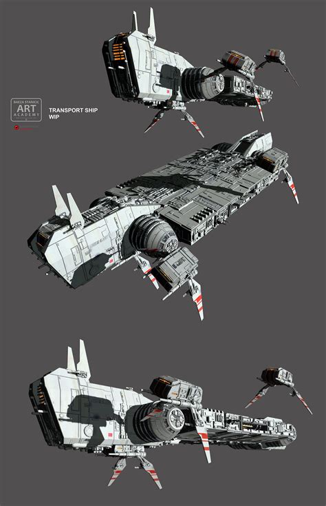 Artstation Transport Ship Brendan Baeza Stanicic Explore Baeza