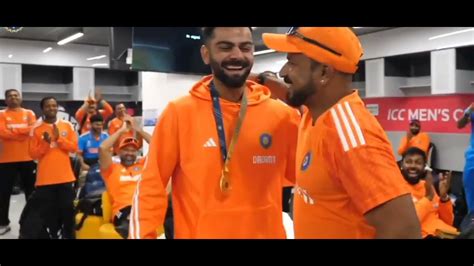 Best Fielder Award Goes To Virat Kohli In Indian Dressing Room Cwc