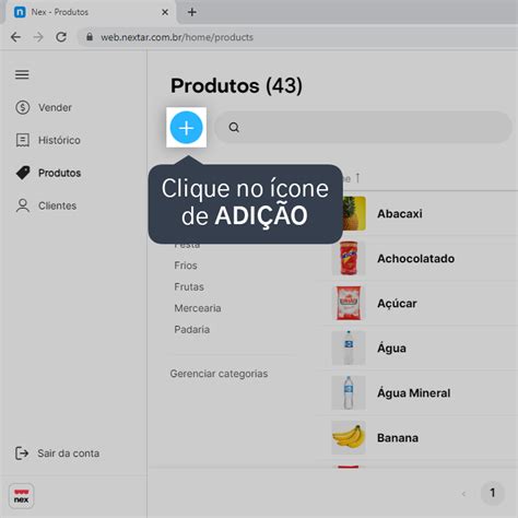 Como Cadastrar Um Produto Pelo Nex No Navegador Central De Ajuda