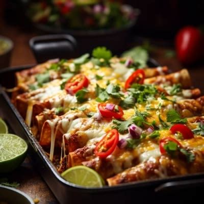 Hähnchen Enchiladas mit Mole Rezept