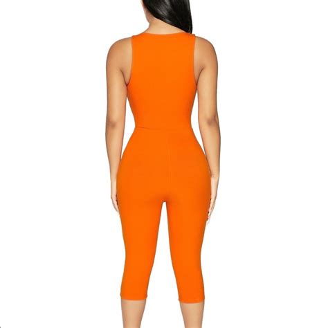 Naked Wardrobe Orange Jumpsuit Gem