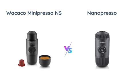 Wacaco Minipresso Ns Vs Nanopresso Portable Espresso Machine