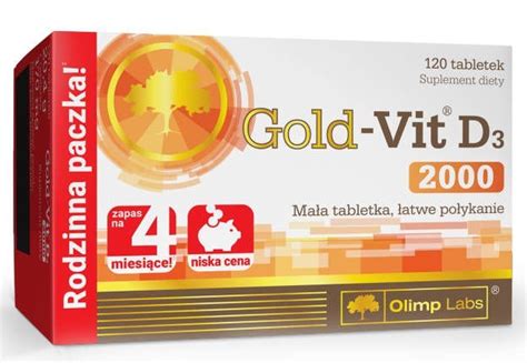 OLIMP Gold Vit D3 2000 x 120 tabletek cena opinie dawkowanie skład