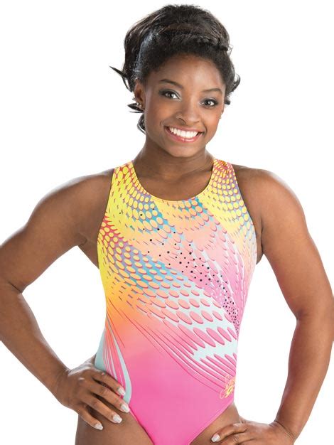 E Turbo Boost Simone Biles Leotard Gk Elite Sportswear Gymnastics