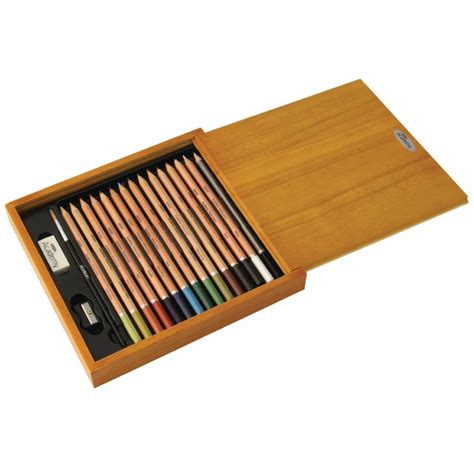 Derwent Academy Watercolour Wooden Box Art Supplies From Crafty Arts Uk