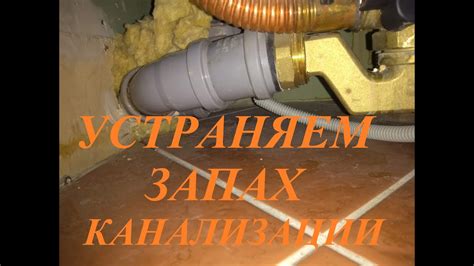 Устраняем запах канализации самостоятельно - YouTube