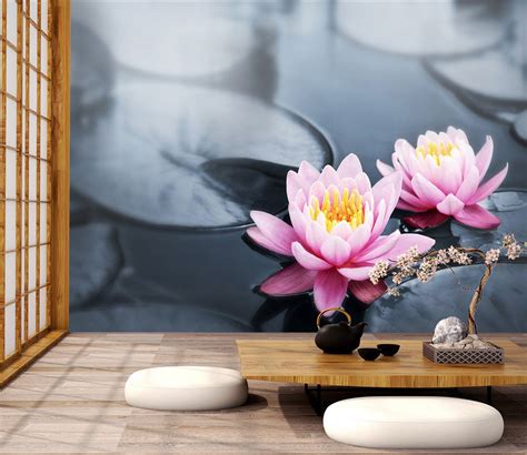 3d Beautiful Lotus 137 Wall Murals Aj Wallpaper