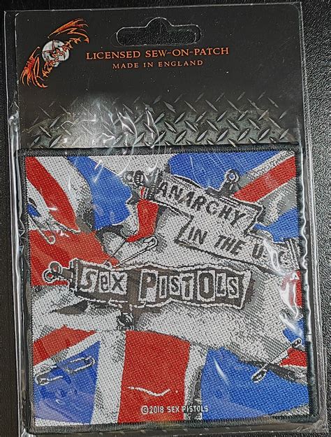 Sex Pistols Anarchy In The Uk Patch Dirty Old Shop