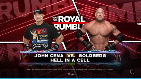 WWE 2K22 John Cena Vs Goldberg YouTube