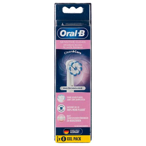 Oral-B Sensitive Clean børstehoder t/Elektrisk tannbørste (8pk) - 539 ...