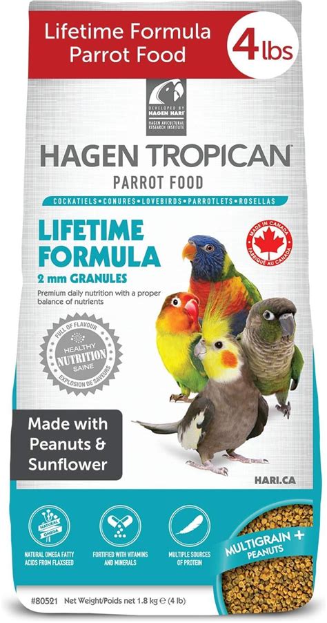 Hari Tropican Bird Food Hagen Large Parrot Food With