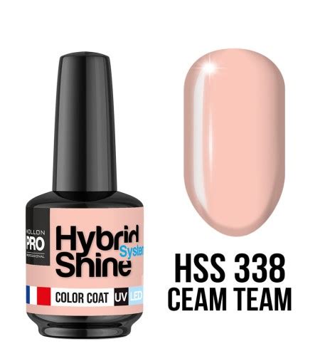 338 Cream Team Lakier Hybrydowy Hybrid Shine System Color UV LED