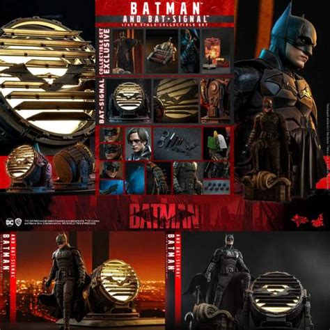 Jual Hot Toys Mms The Batman And Bat Signal Collectible Set Figure Kota Surabaya