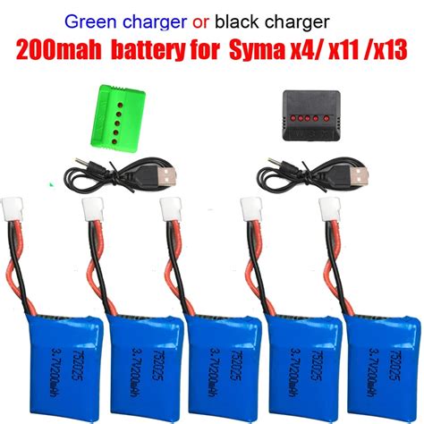 Syma X X X C V Lipo Mah Li Po Battery With In Usb Fast