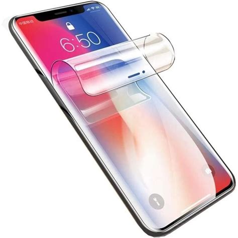 2Pcs Film De Protection D Écran Hydrogel Pour Iphone X Xs 5 8 Hd