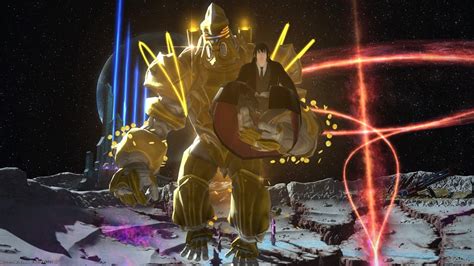 FINAL FANTASY XIV Magitek Avenger G1 Mount Golden Gorilla Robot