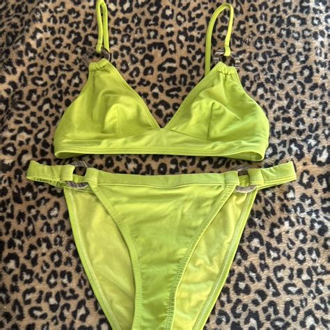 Neon Green Bikini Set Size Small From Nordstroms Depop