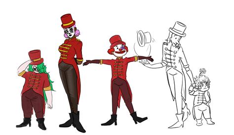 Ringleader outfit on different characters by Chastynart on DeviantArt