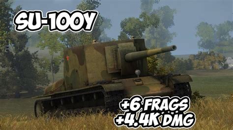 SU 100Y 6 Frags 4 4K Damage Big Head World Of Tanks YouTube