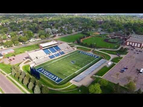 Augustana University K Aerial Tour Youtube