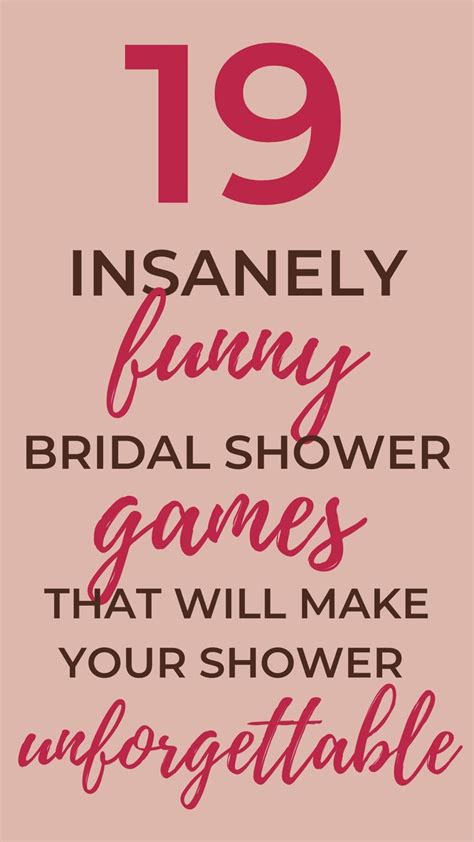 19 Insanely Funny Bridal Shower Games That Will Make Your Shower Unforgettable Artofit