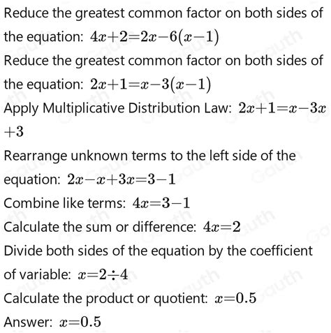 Solved 2 4x 2 4x 12 X 1 [algebra]