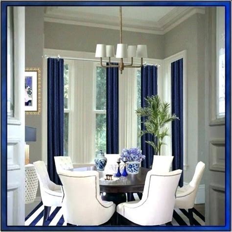 Blue Living Room Decor Blue Curtains Living Room Dining Room Design