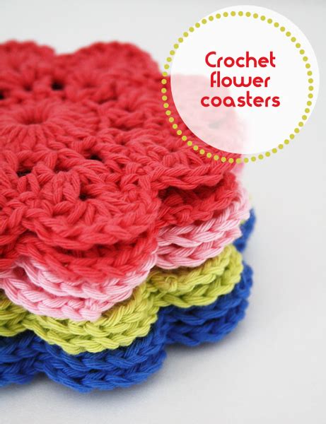 Crochet Flower Coasters · Craft Finds · Cut Out + Keep Craft Blog