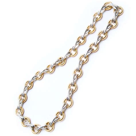 Tiffany And Co Paloma Picasso Silver Gold Xo Necklace At 1stdibs Xo Necklace Tiffany Tiffany