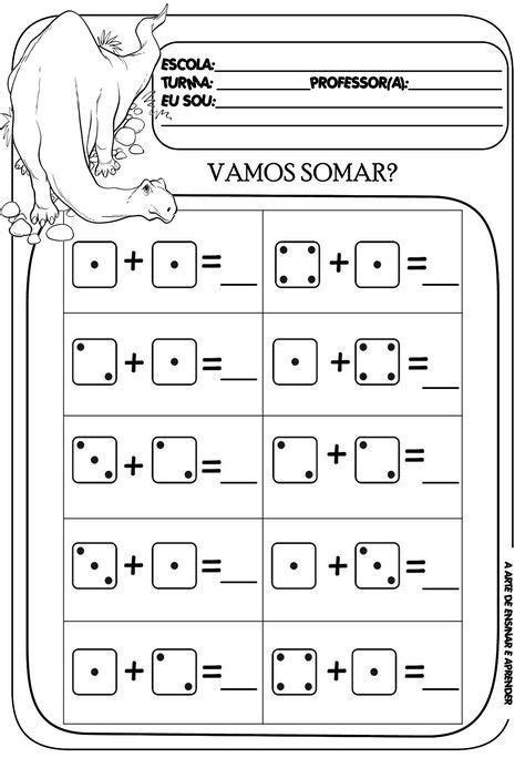 A Arte de Ensinar e Aprender Atividade pronta Matemática Soma