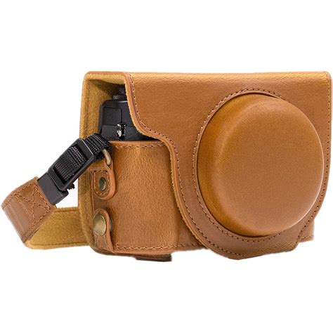 Megagear Ever Ready Pu Leather Camera Case And Strap Mg B H