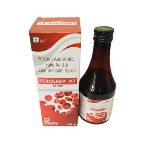 Ferrous Ascorbate Folic Acid Zinc Sulphate Syrup Ml Syrups At Rs