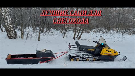 ЛУЧШИЕ САНИ ДЛЯ СНЕГОХОДА. - YouTube