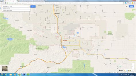 Palmdale, California Map