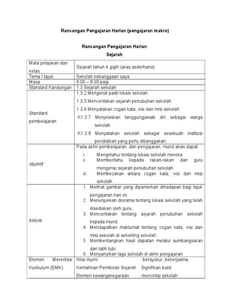 PDF RPH SEKOLAH DOKUMEN TIPS