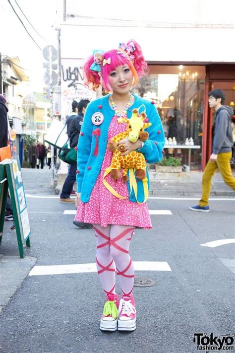 Kumamikis Pink Orange Hair Sweet Accessories Platforms In