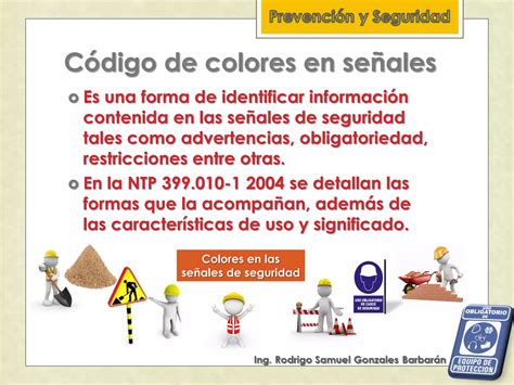 SeÑalizaciÓn De Seguridad Y CÓdigo De Colores Ppt